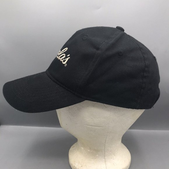 Cabela’s Hat Snapback Blackout Baseball Cap Embroidered Logo Adjustable Script - Picture 2 of 7